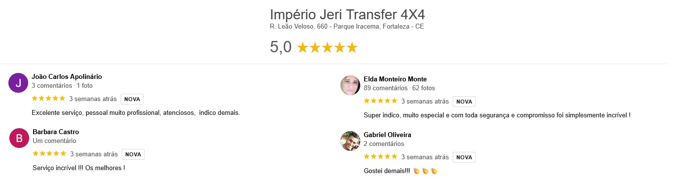 Avaliações